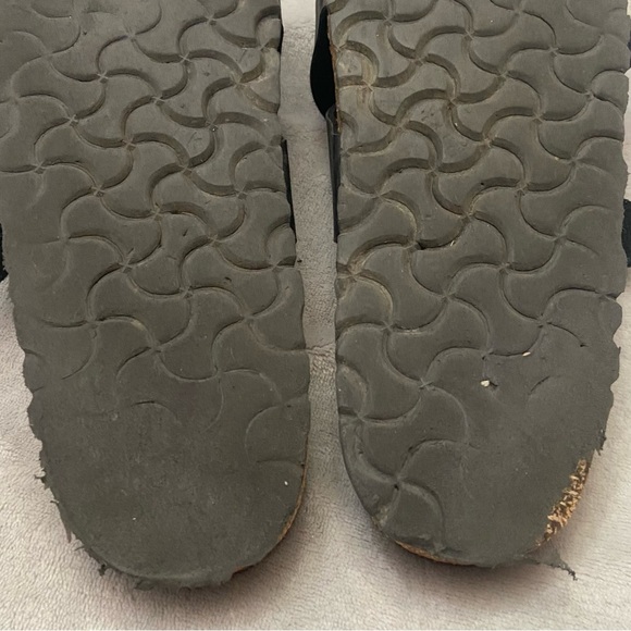 Birkenstock Black Yao Birko-Flor Comfort Slip On Sandals - Picture 7 of 7